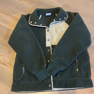 Women's Green Fleece Jacket